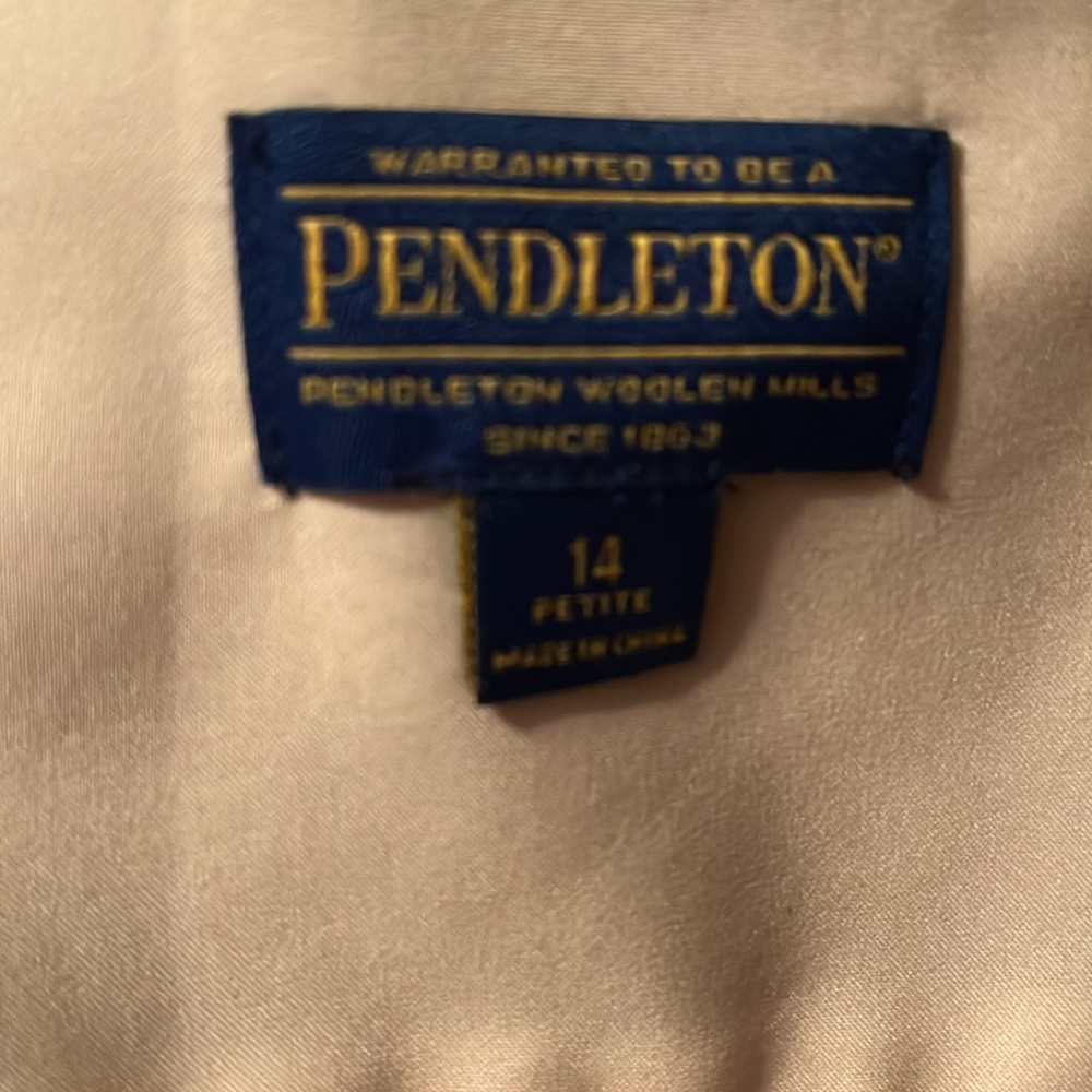 Pendleton Sheer Feather Design Layered Skirt - image 6